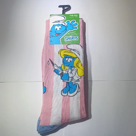 Smurf Socks NWT - Picture 1 of 4